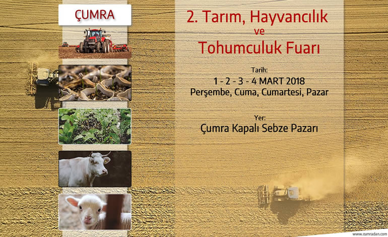 Çumra 2. Tarım, Hayvancılık ve Tohumculuk fuarı 